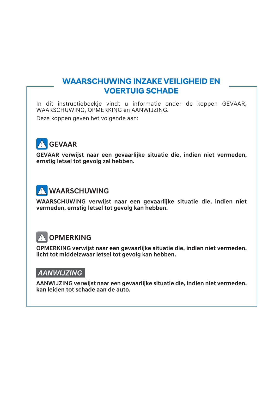 2021-2022 Hyundai i20 Owner's Manual | Dutch