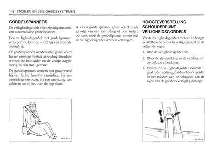 2000-2006 Daewoo Evanda Owner's Manual | Dutch