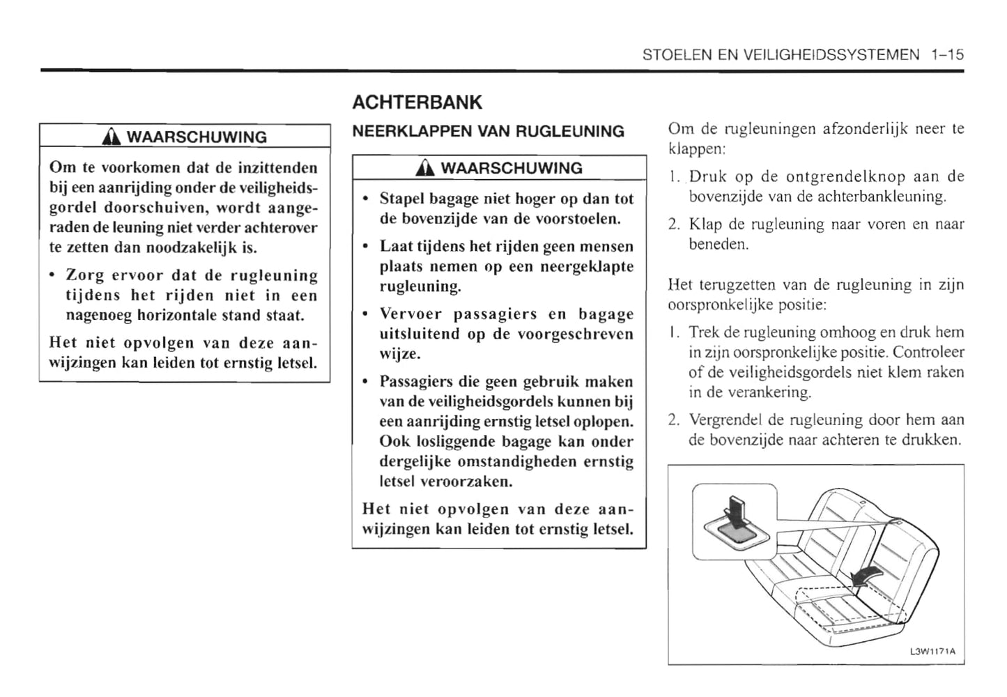 2000-2006 Daewoo Evanda Manuel du propriétaire | Néerlandais