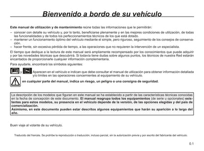 2018-2019 Renault Kangoo Bedienungsanleitung | Spanisch