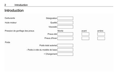 2019-2020 Opel Corsa Owner's Manual | French