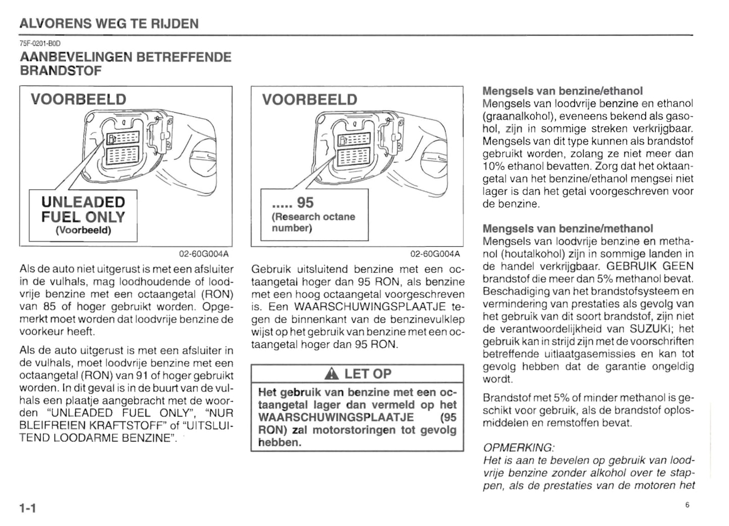 1997-1998 Suzuki Wagon R+ Bedienungsanleitung | Niederländisch