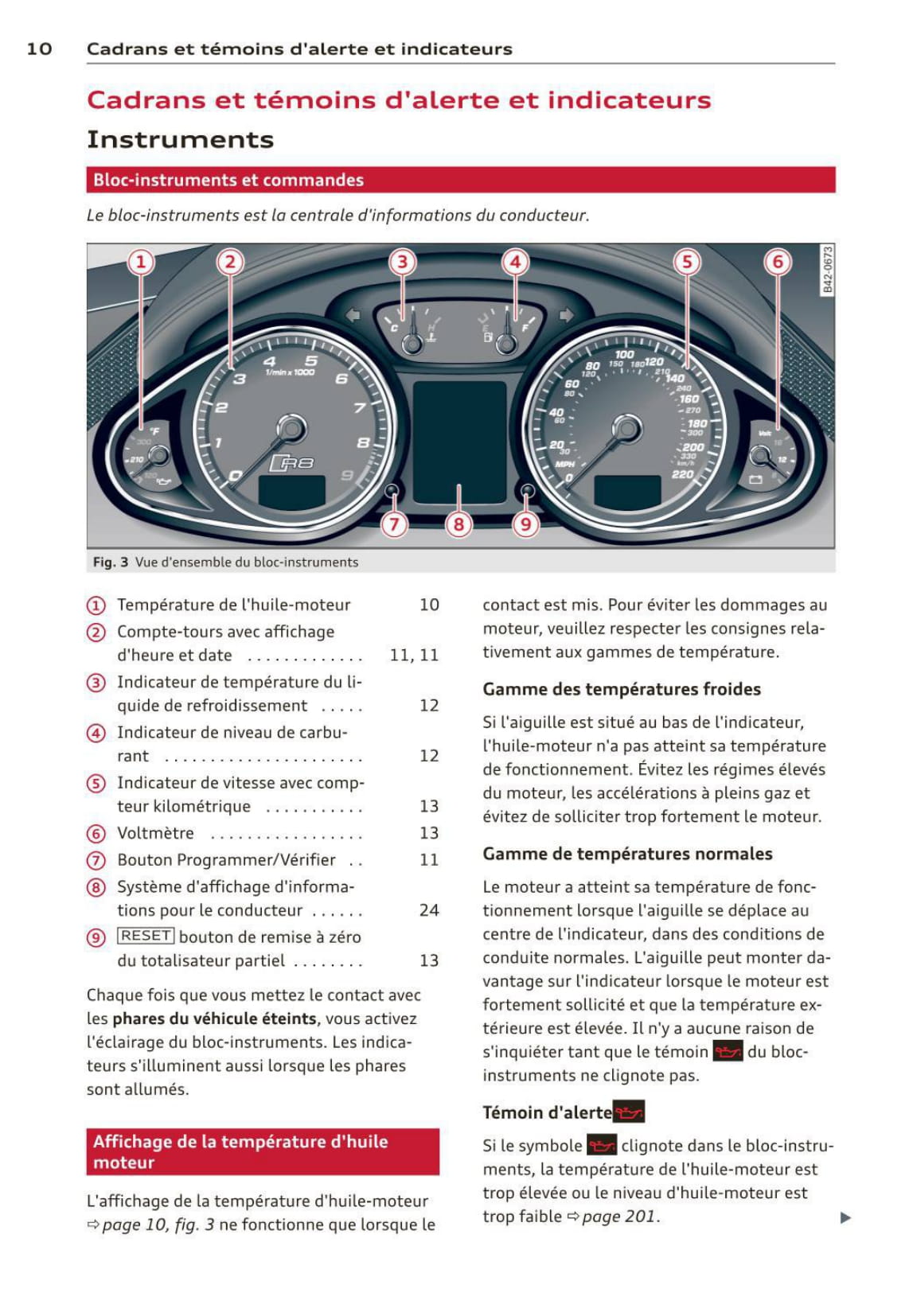 2012-2015 Audi R8 Bedienungsanleitung | Französisch