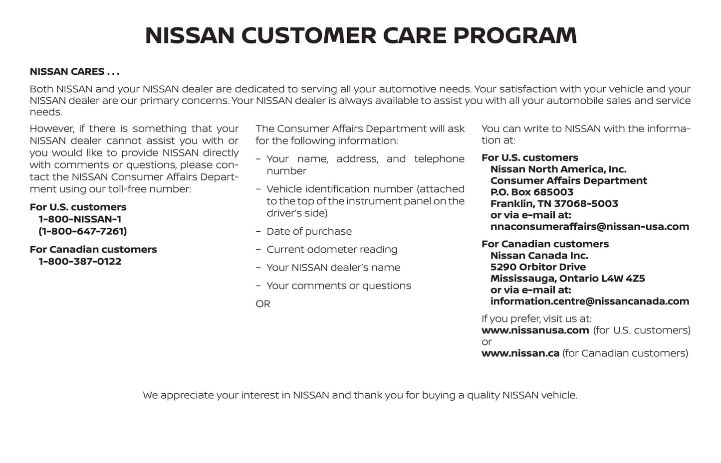 2018 Nissan Murano Bedienungsanleitung | Englisch