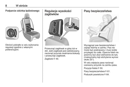 2020 Opel Vivaro Owner's Manual | Polish