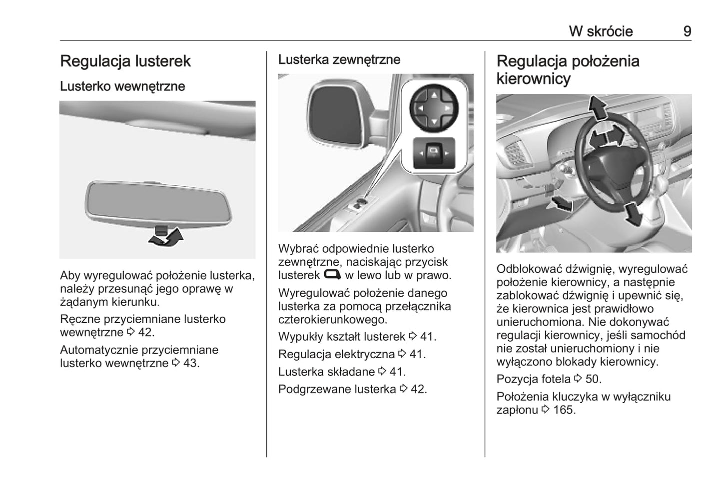 2020 Opel Vivaro Owner's Manual | Polish