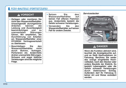 2018-2023 Hyundai Nexo Manuel du propriétaire | Allemand