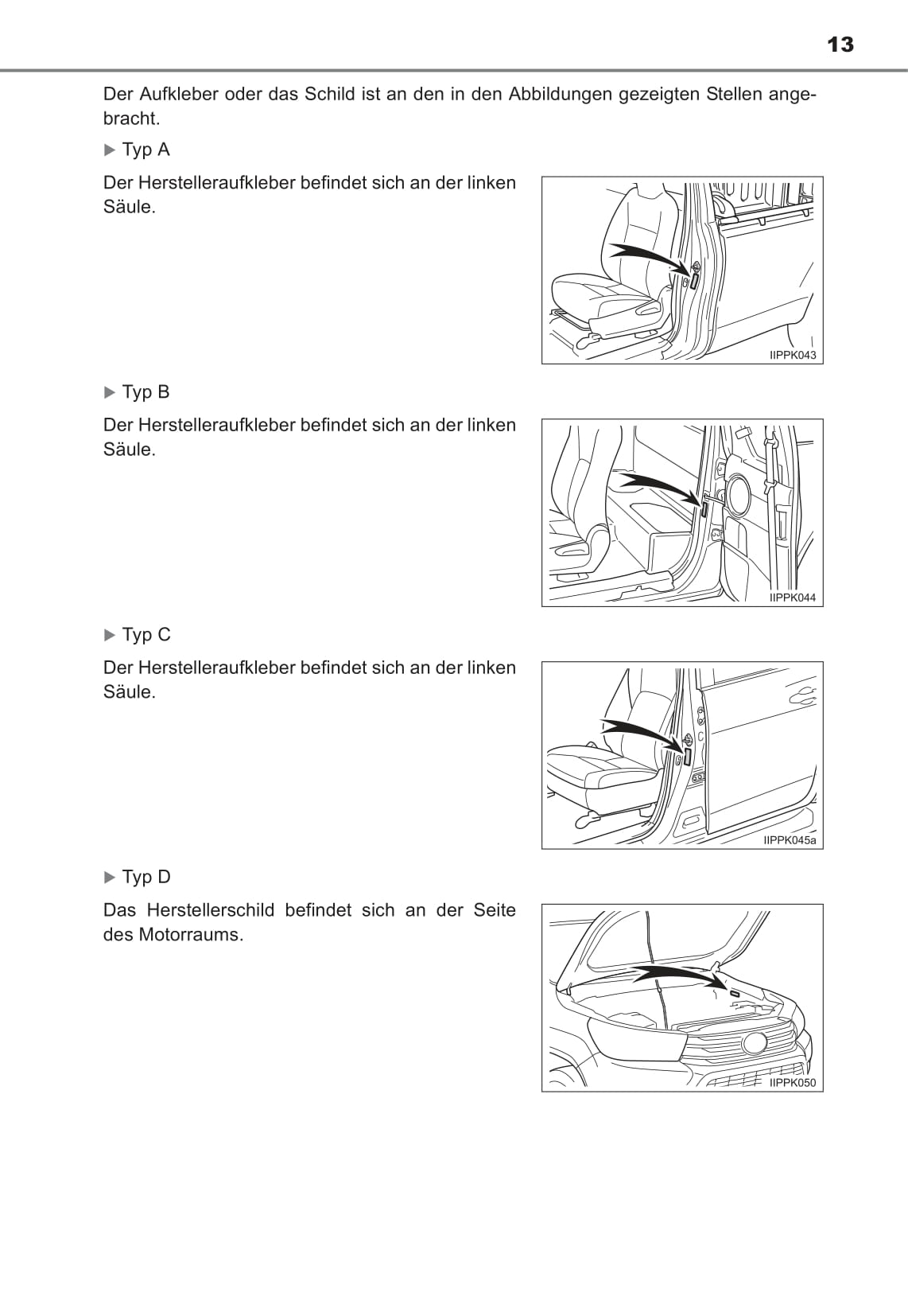2016-2017 Toyota Hilux Owner's Manual | German