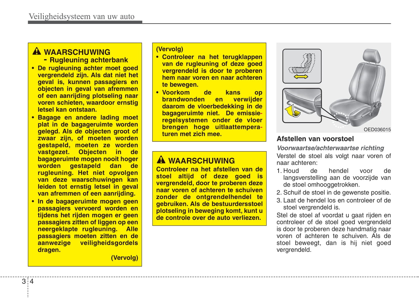 2010-2011 Kia Cee'd Owner's Manual | Dutch