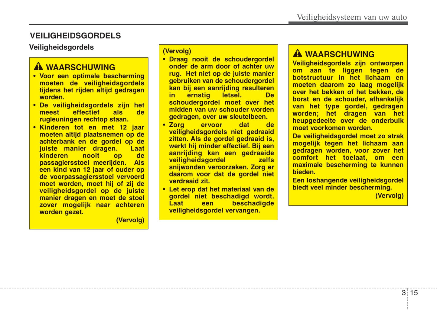 2010-2011 Kia Cee'd Gebruikershandleiding | Nederlands