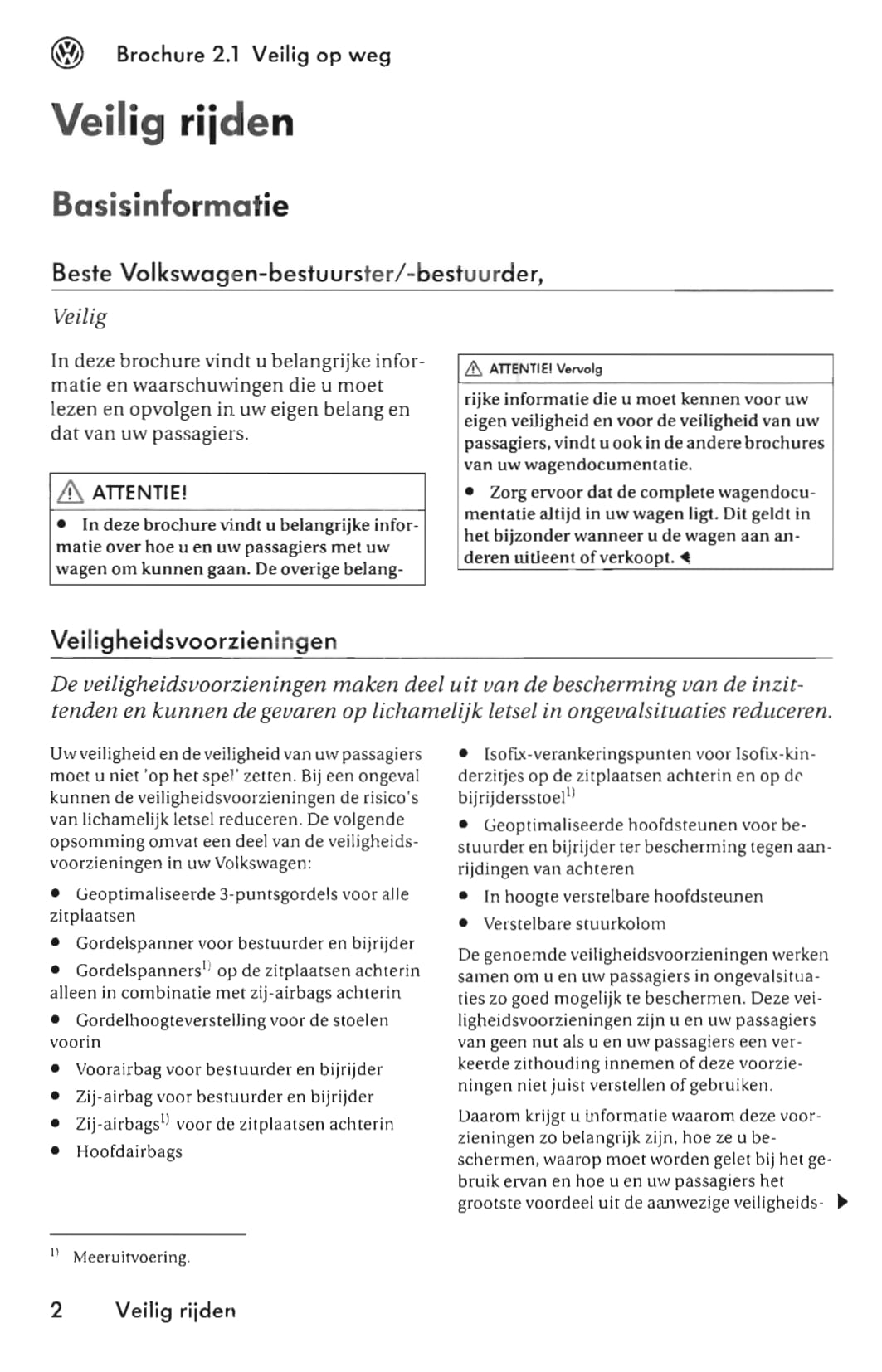 2008-2012 Volkswagen Passat Gebruikershandleiding | Nederlands