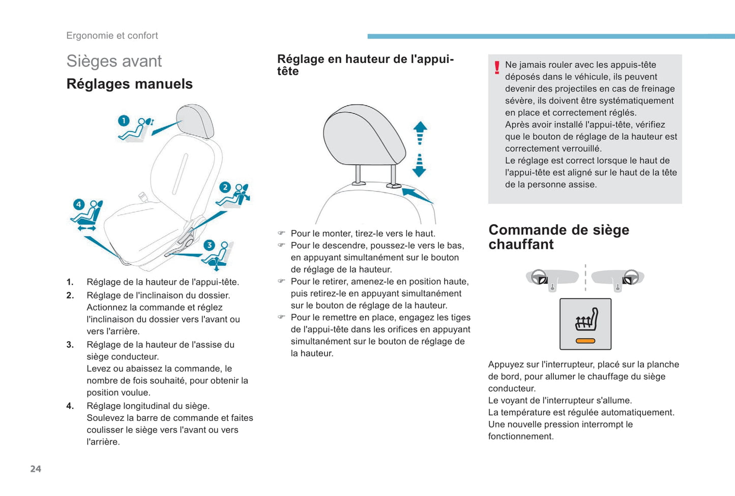 2017-2020 Peugeot Ion Owner's Manual | French