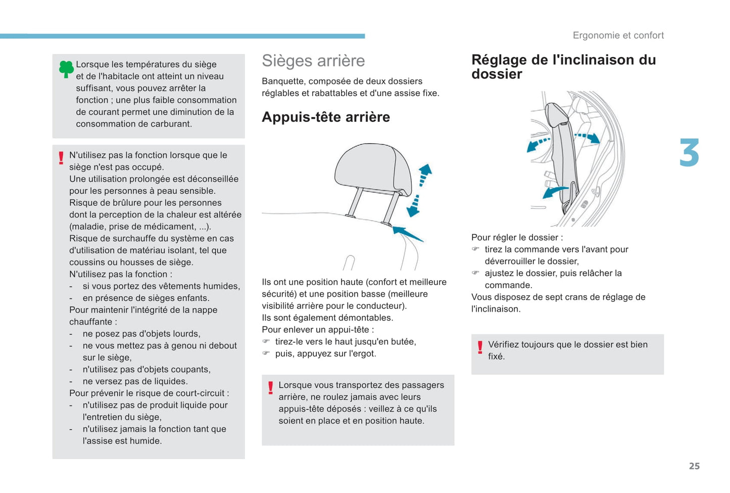 2017-2020 Peugeot Ion Owner's Manual | French