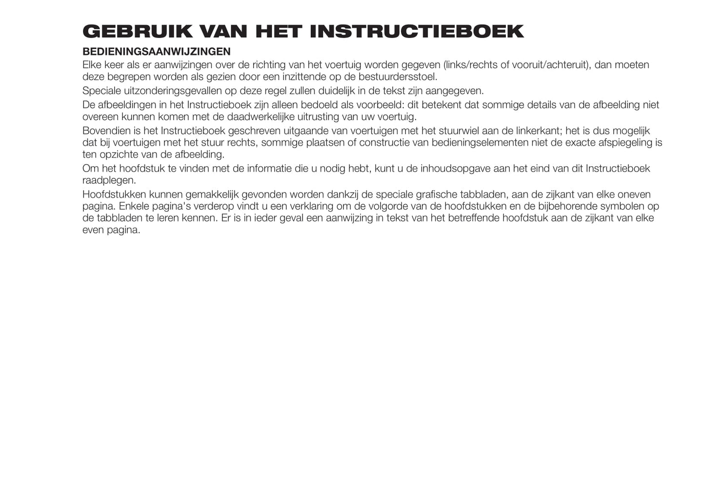 2018-2019 Fiat 500X Bedienungsanleitung | Niederländisch