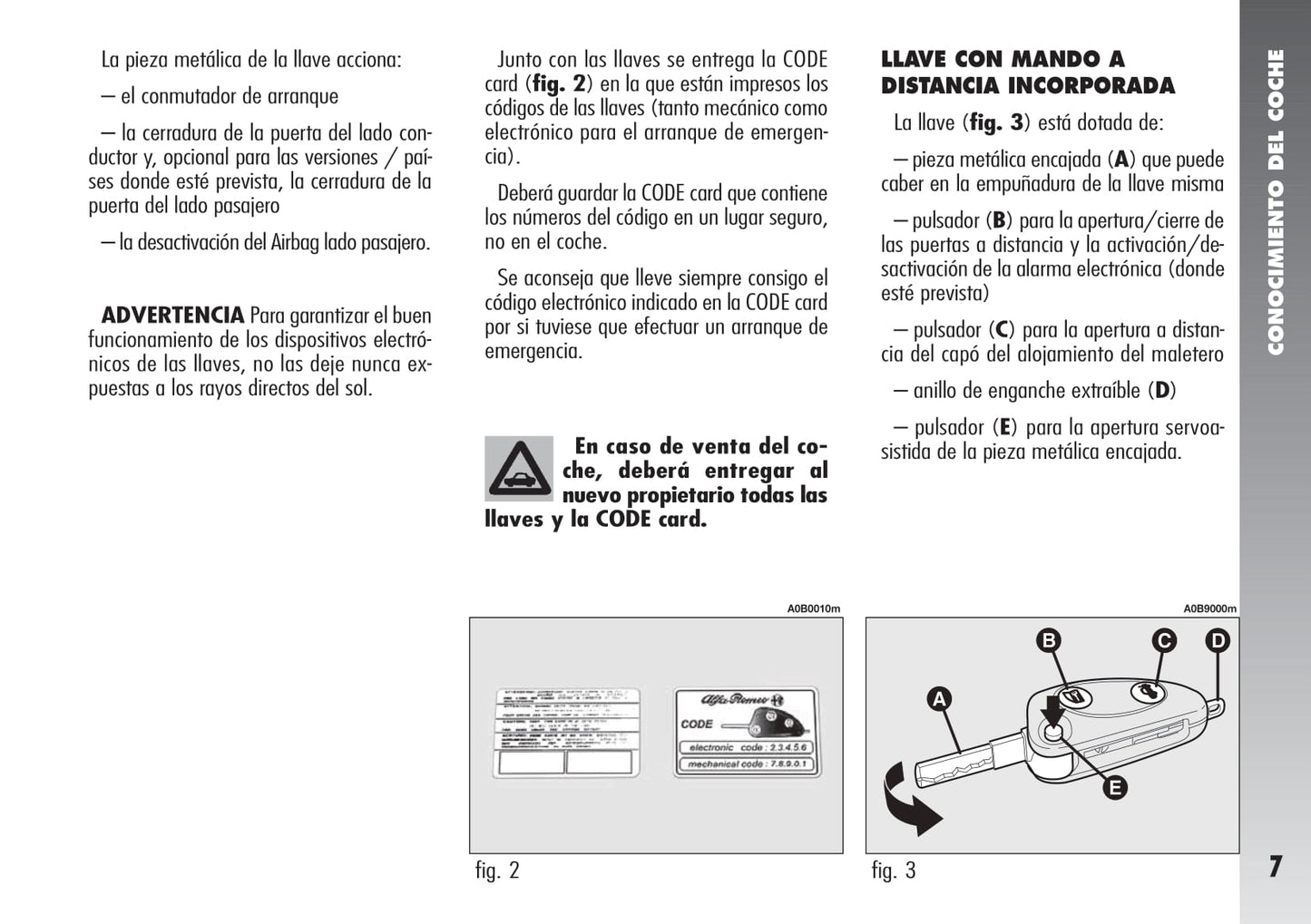 2003-2005 Alfa Romeo 156 Manuel du propriétaire | Espagnol