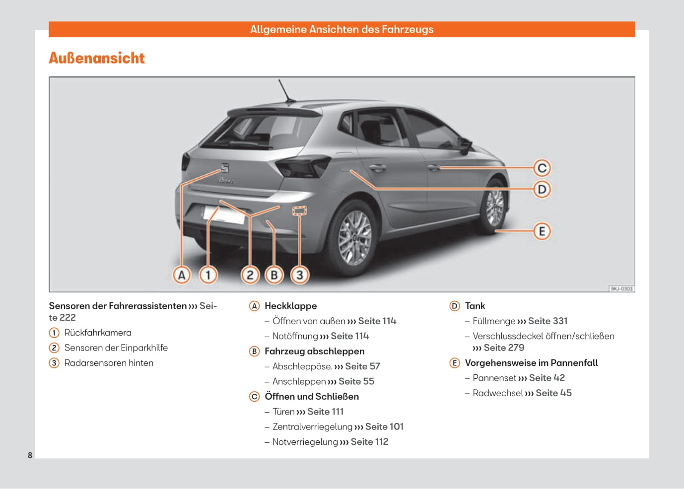 2021-2023 Seat Ibiza Manuel du propriétaire | Allemand