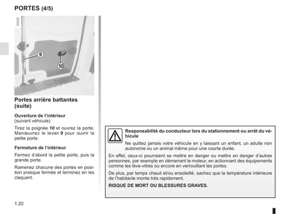 2012-2013 Renault Kangoo Z.E. Owner's Manual | French