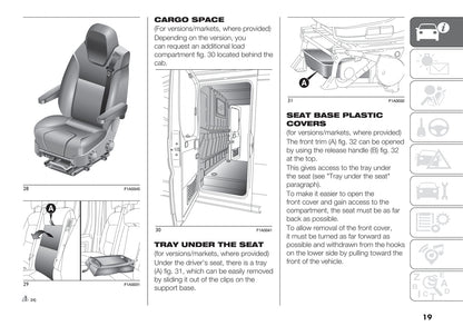 2019-2020 Fiat Ducato Bedienungsanleitung | Englisch