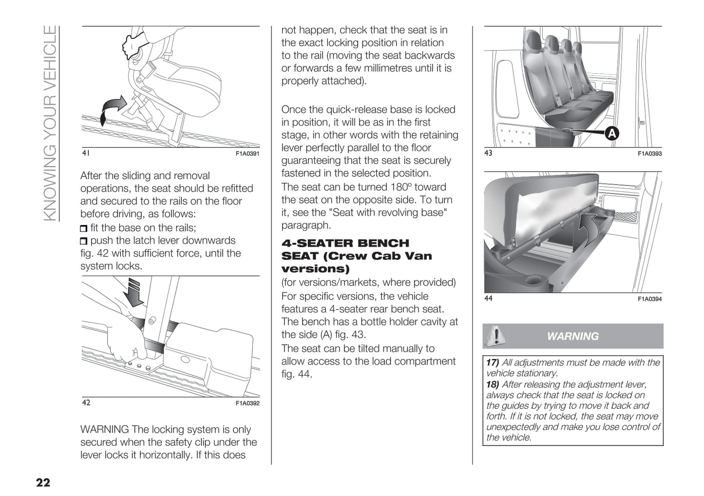 2019-2020 Fiat Ducato Owner's Manual | English