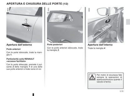 2019-2020 Renault Clio Bedienungsanleitung | Italienisch