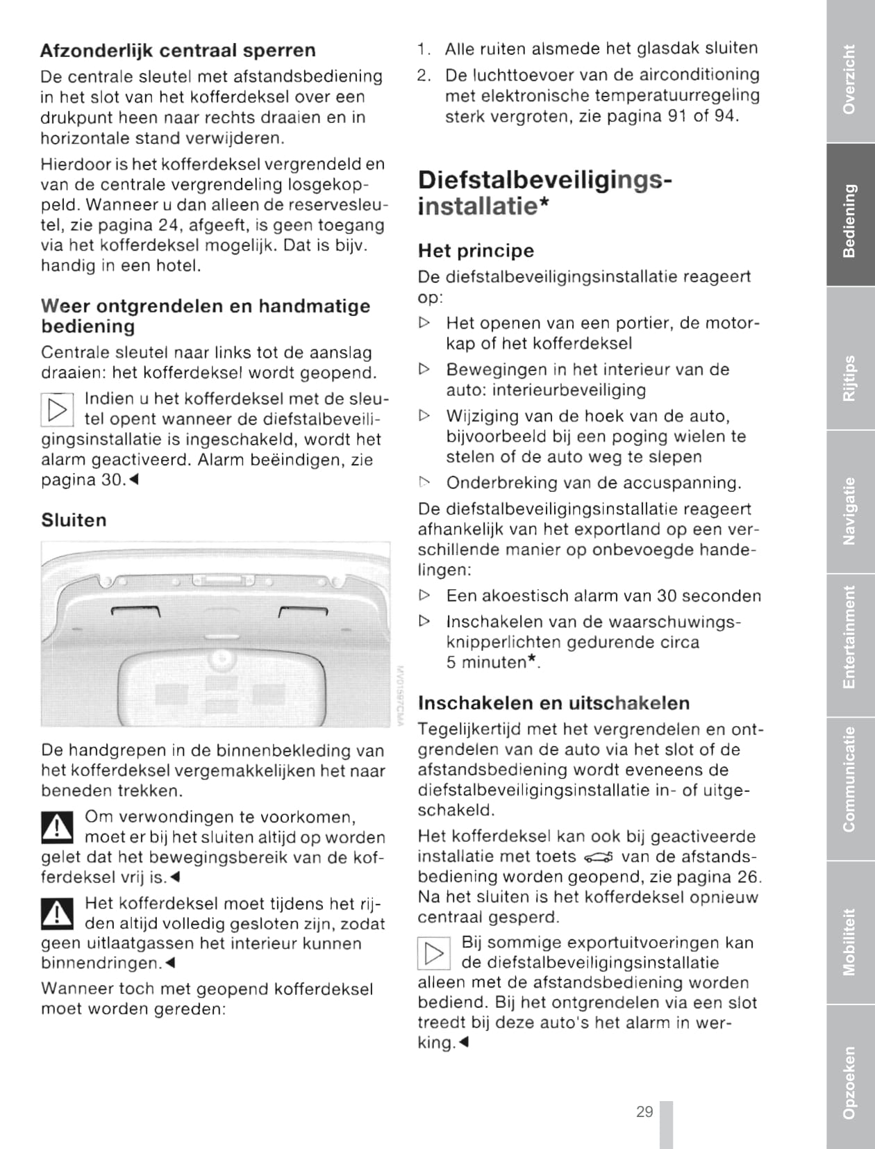 2003-2004 BMW 5 Series Bedienungsanleitung | Niederländisch