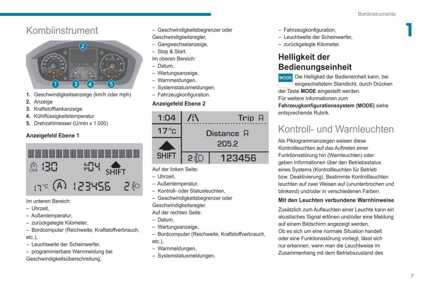 2019-2021 Peugeot Boxer Owner's Manual | German