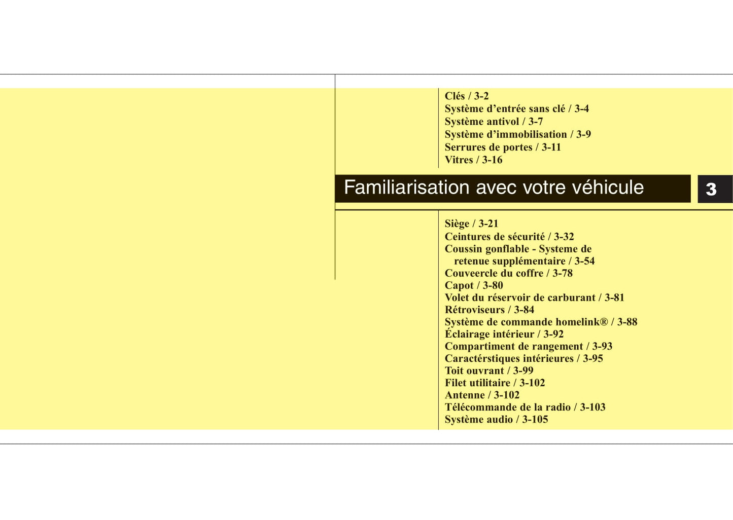 2007-2008 Kia Magentis Owner's Manual | French