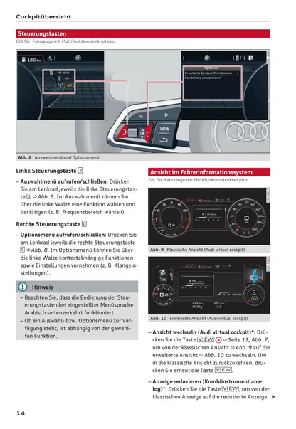 2015-2018 Audi A4 Bedienungsanleitung | Deutsch