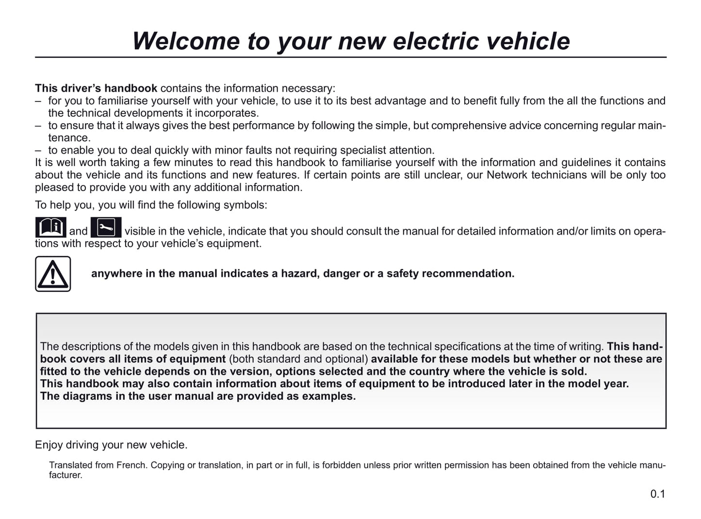 2019-2020 Renault Twizy Gebruikershandleiding | Engels