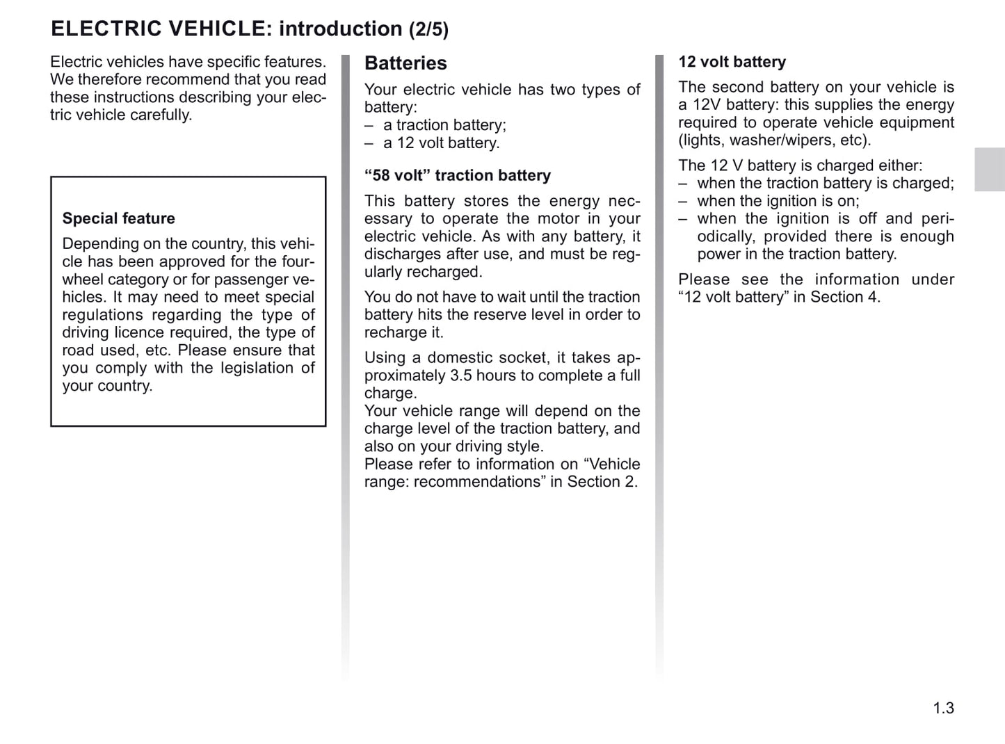 2019-2020 Renault Twizy Owner's Manual | English