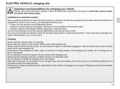 2012-2020 Renault Twizy Manuel du propriétaire | Anglais