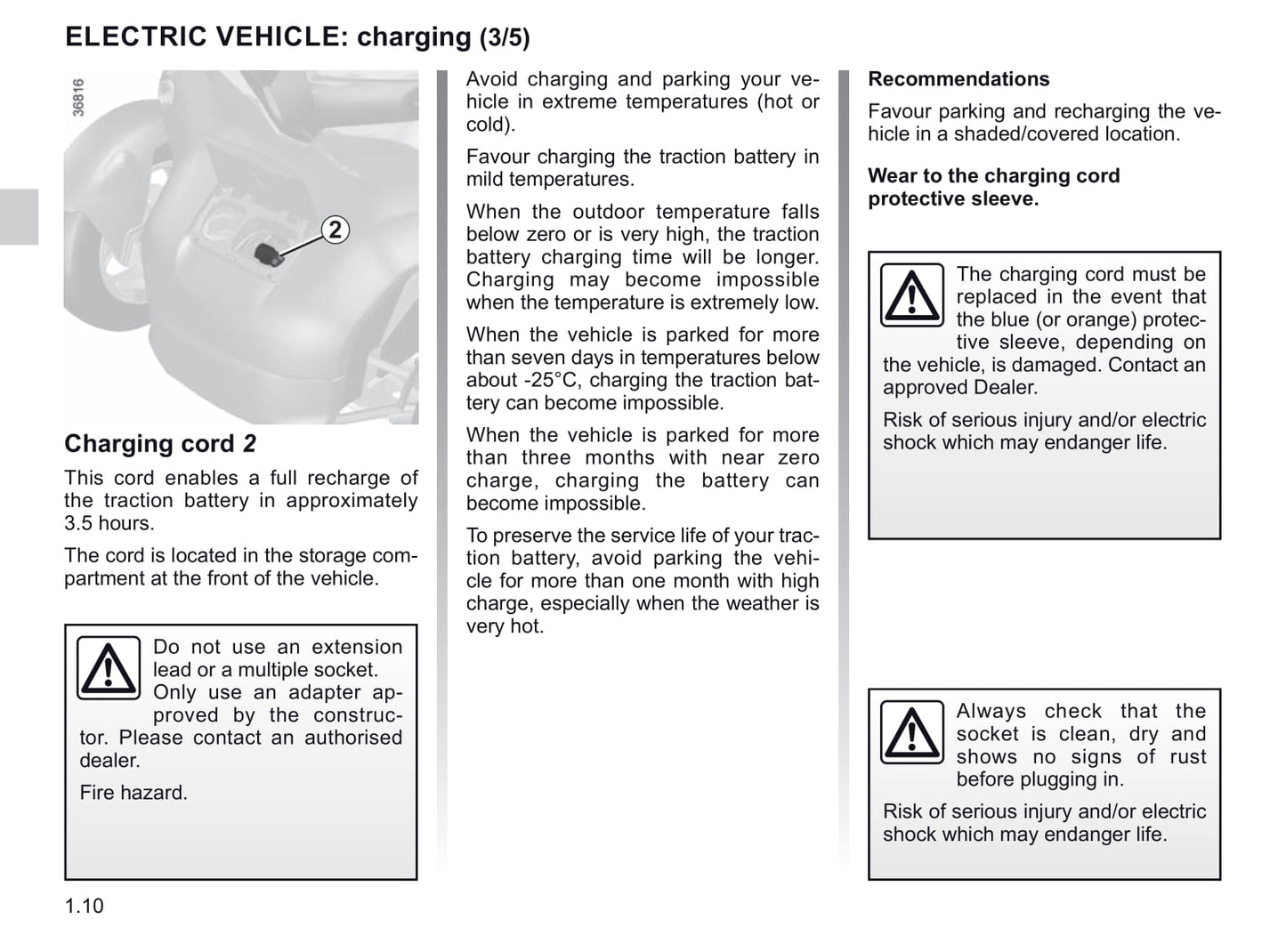 2012-2020 Renault Twizy Manuel du propriétaire | Anglais