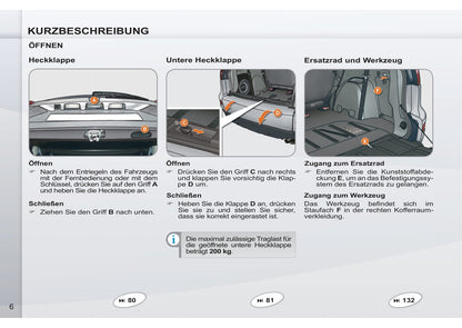 2011-2012 Peugeot 4007 Bedienungsanleitung | Deutsch