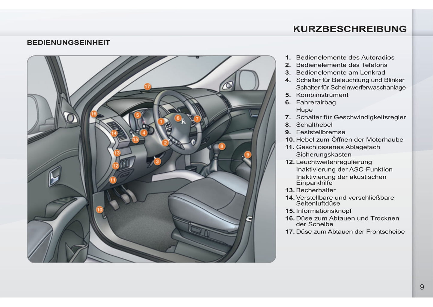 2011-2012 Peugeot 4007 Gebruikershandleiding | Duits