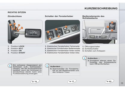 2011-2012 Peugeot 4007 Bedienungsanleitung | Deutsch