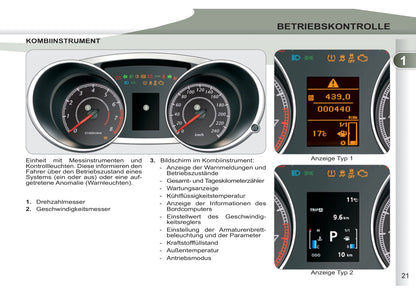 2011-2012 Peugeot 4007 Bedienungsanleitung | Deutsch