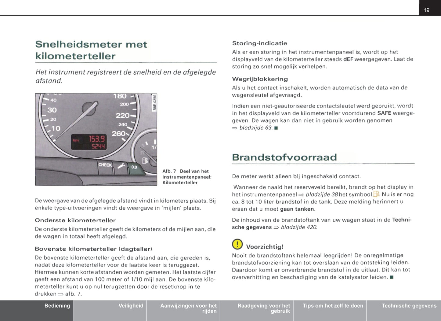 2004-2007 Audi A4 Manuel du propriétaire | Néerlandais