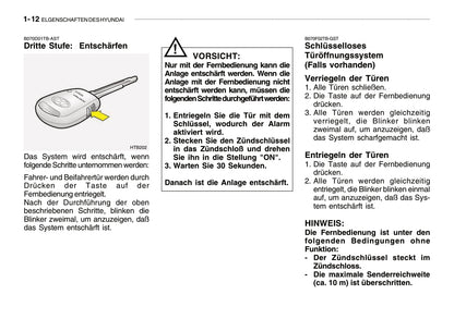 2005-2008 Hyundai Getz Manuel du propriétaire | Allemand