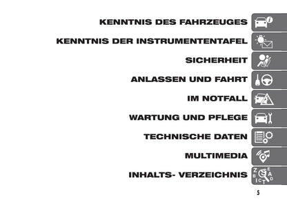 2018-2019 Fiat 500/500C Bedienungsanleitung | Deutsch