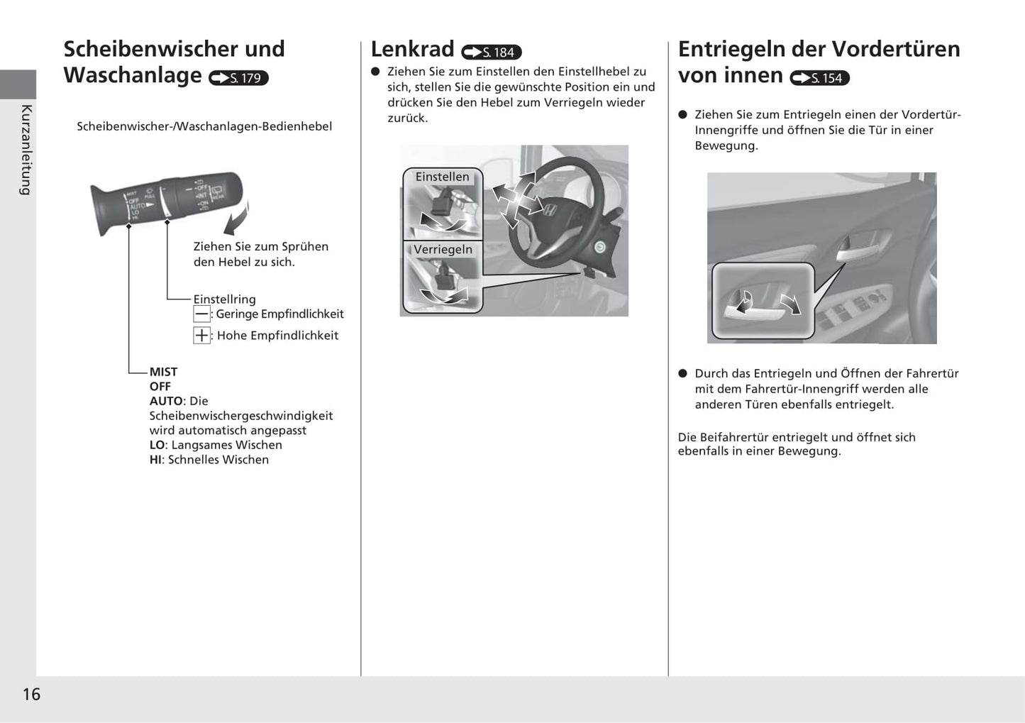 2019-2020 Honda Jazz Owner's Manual | German