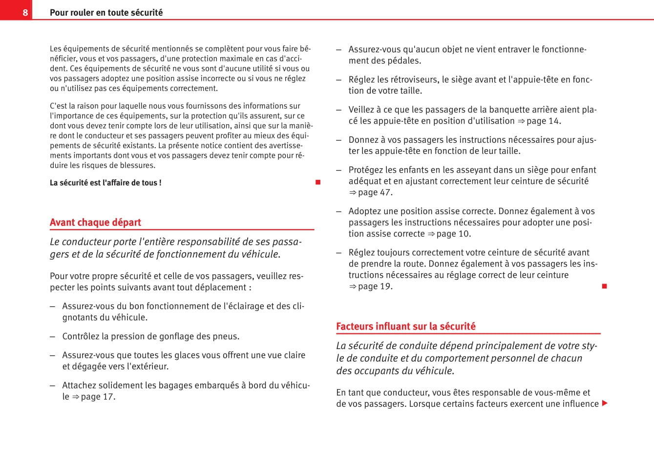 2009-2013 Seat Altea Freetrack Manuel du propriétaire | Français