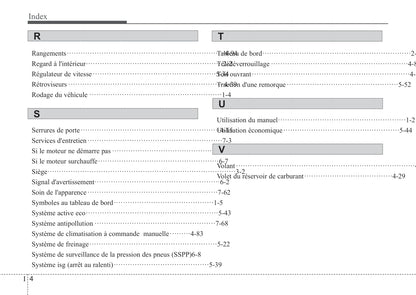 2012 Kia Rio Owner's Manual | French