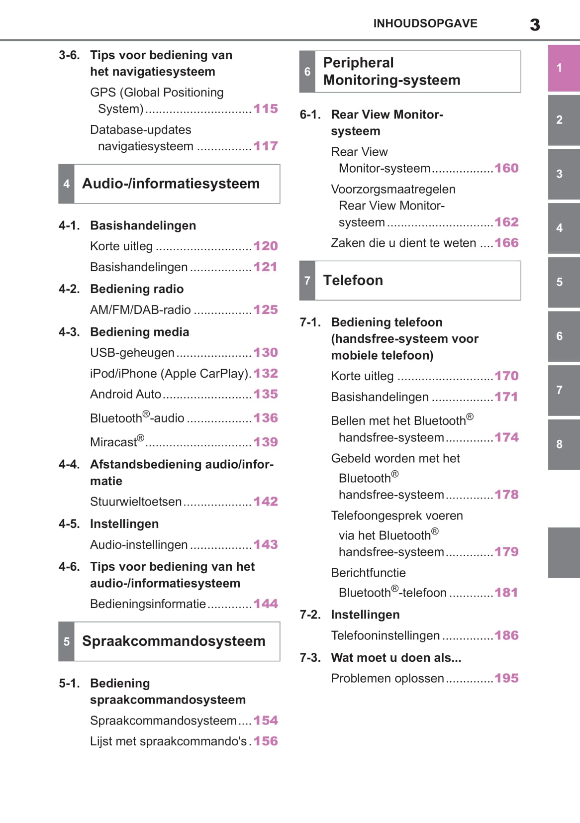 Toyota C-HR / C-HR Hybrid Navigatie- en Multimediasysteem Handleiding 2019