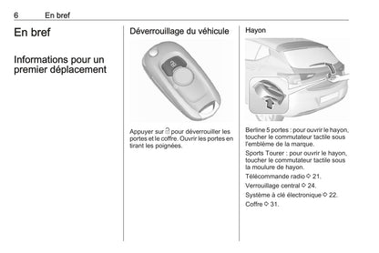 2018 Opel Astra Owner's Manual | French