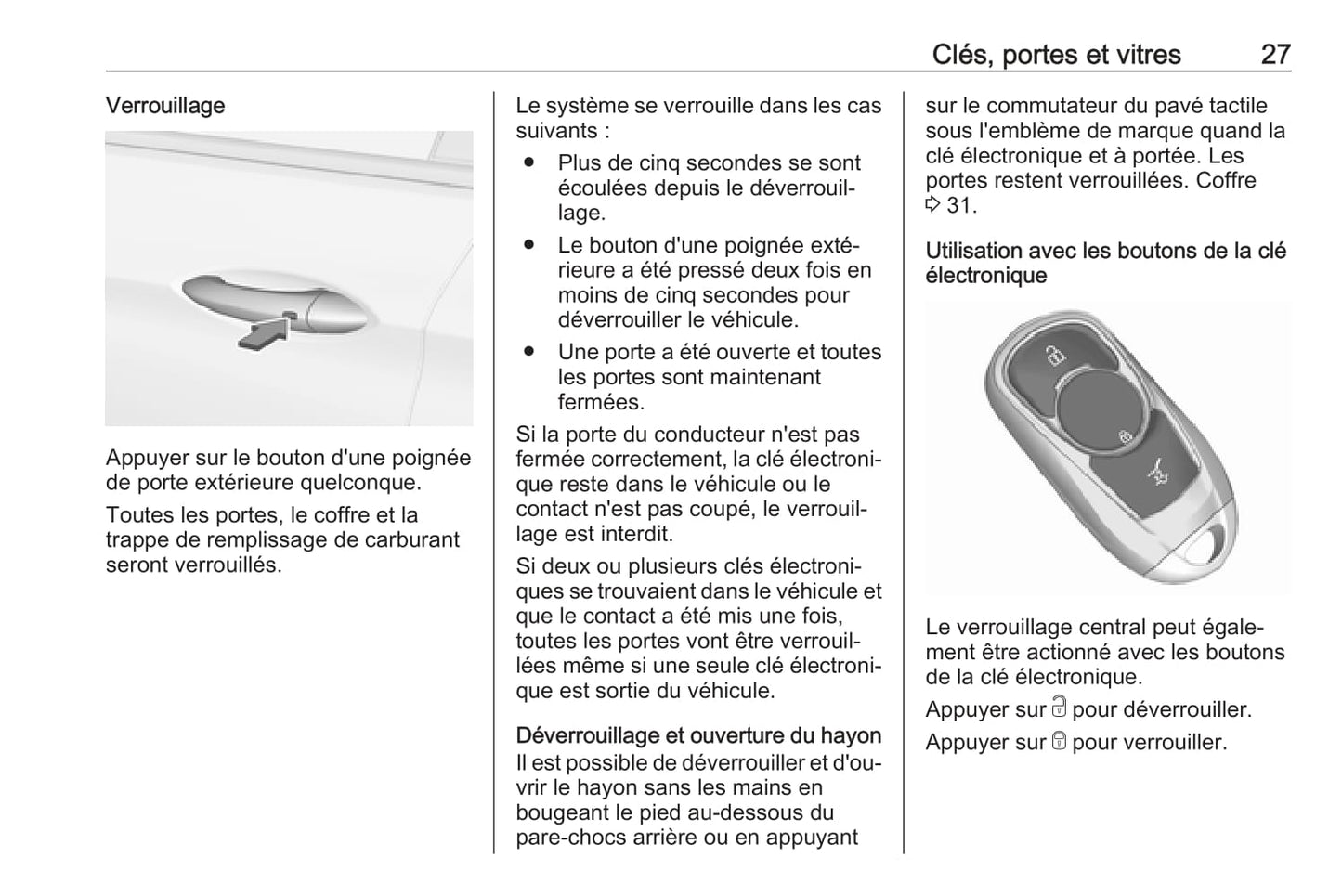 2018 Opel Astra Owner's Manual | French