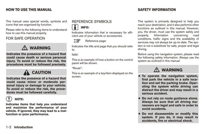 Nissan Navigation System Owner's Manual 2017