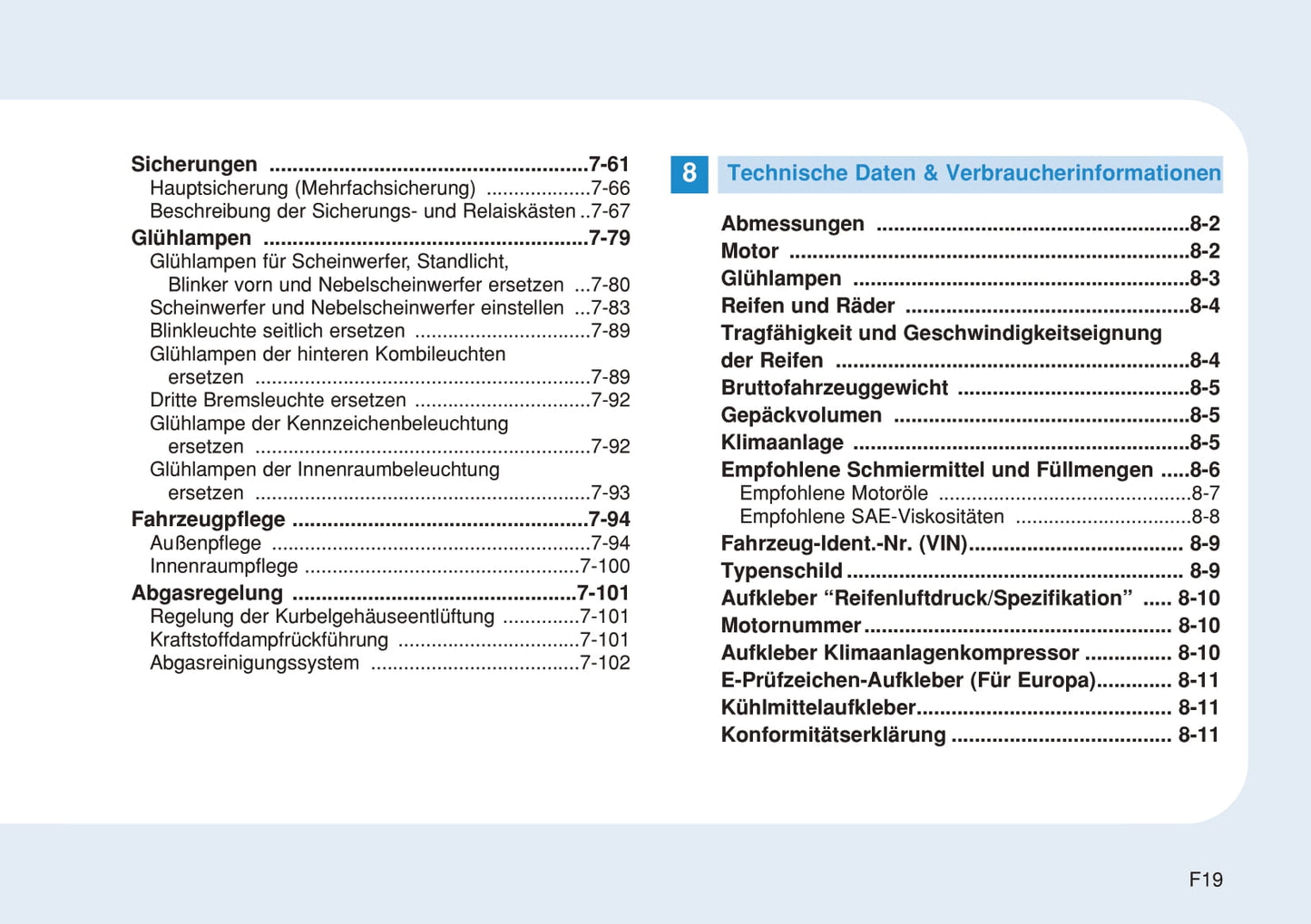 2014-2015 Hyundai i20 Owner's Manual | German