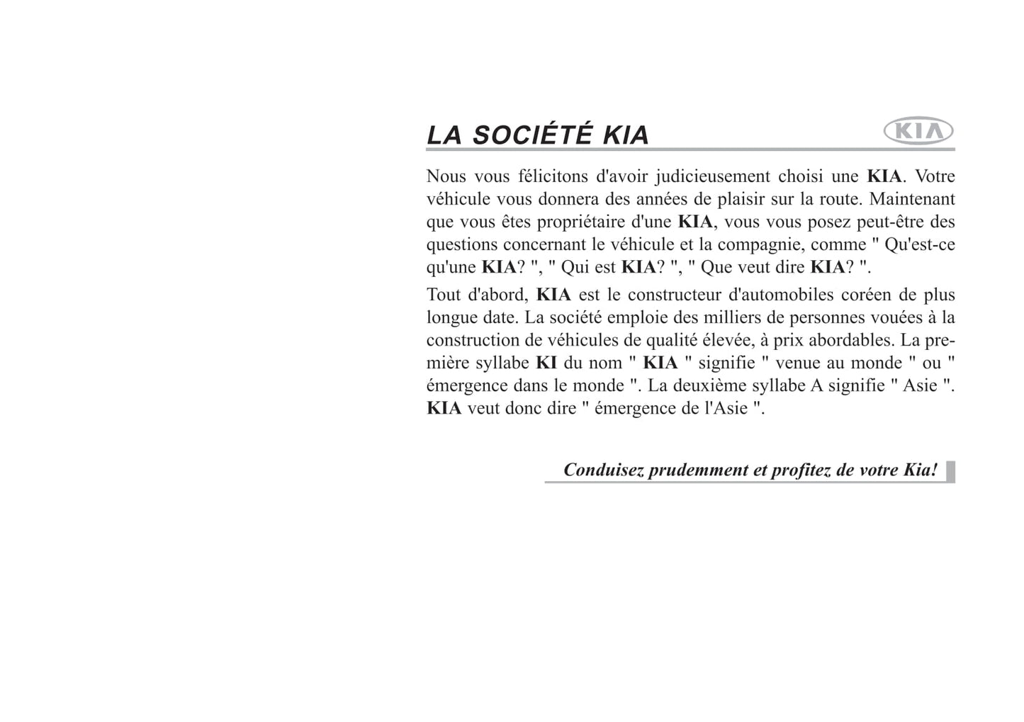 2010 Kia Soul Owner's Manual | French