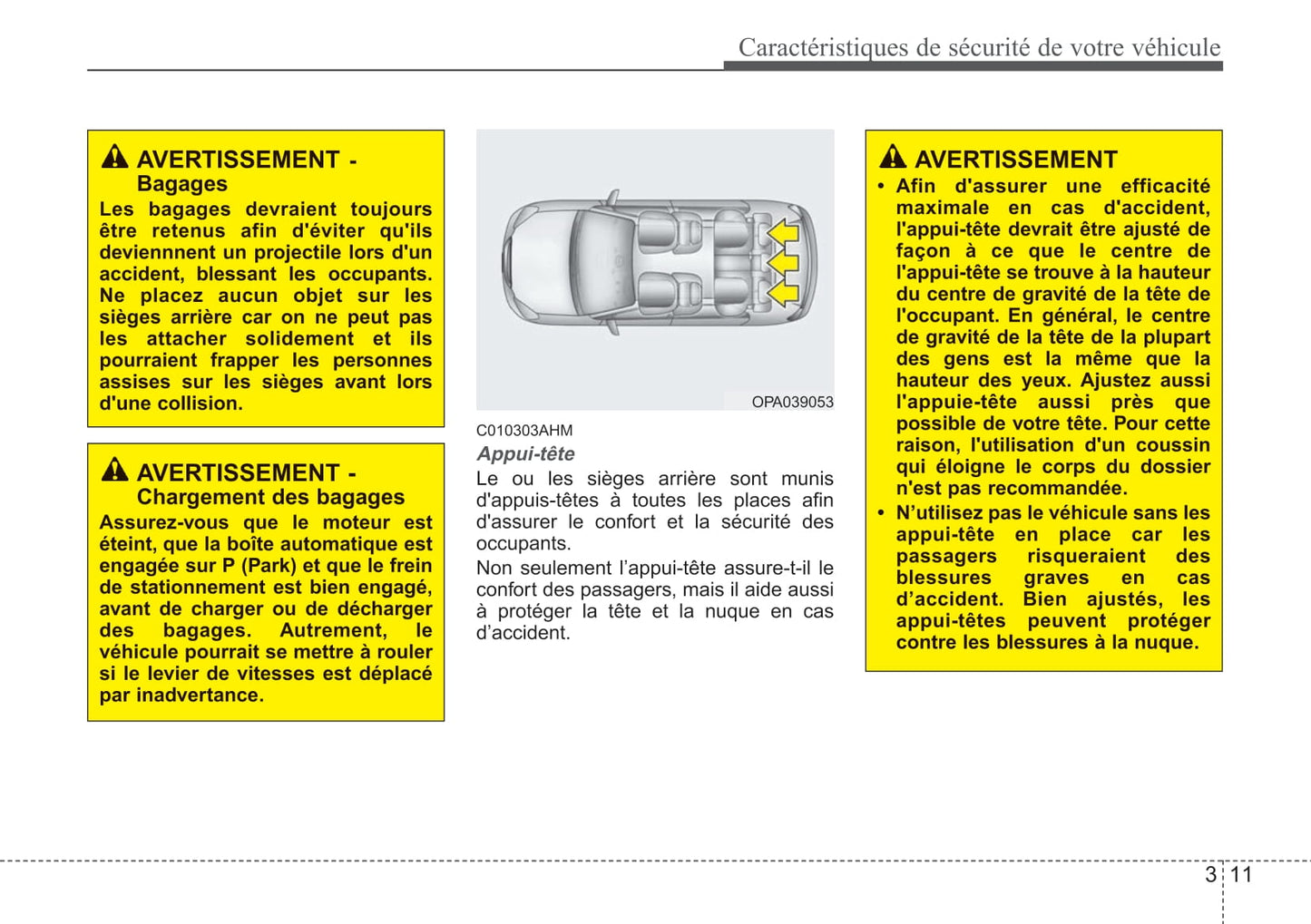 2010 Kia Soul Owner's Manual | French