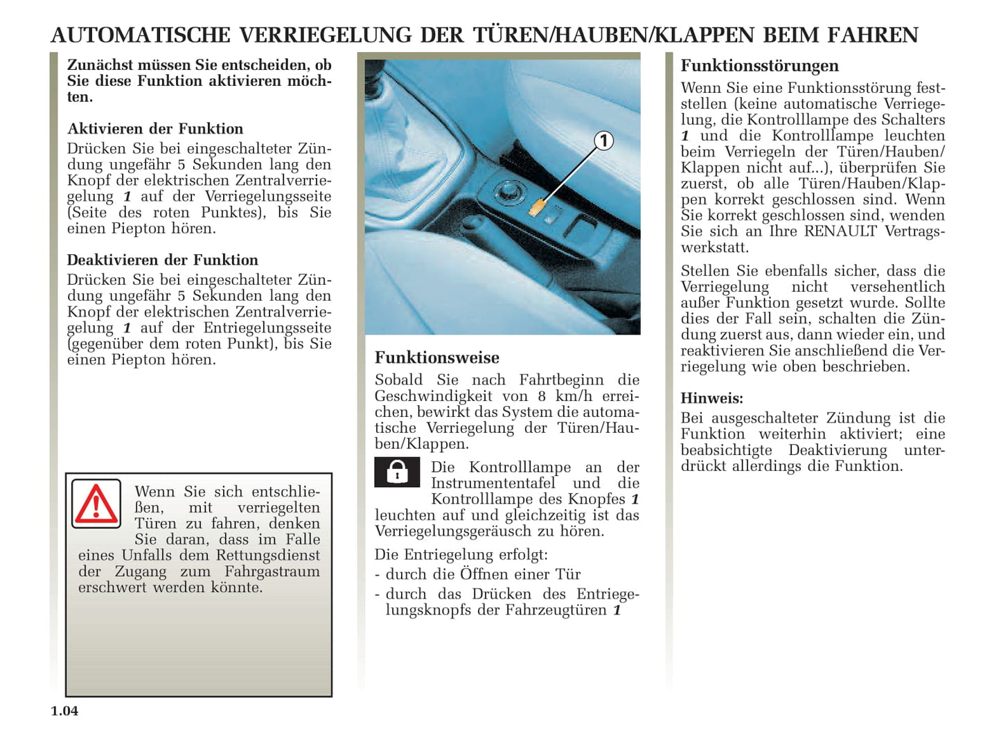2002-2003 Renault Avantime Gebruikershandleiding | Duits
